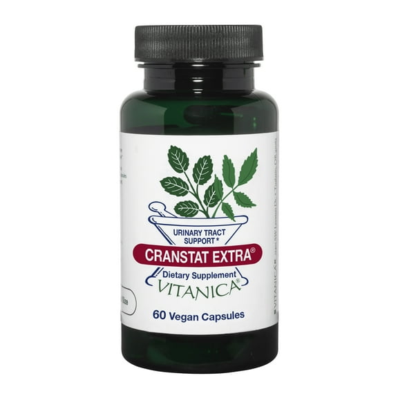 Vitanica Cranstat Extra, Urinary Tract Support, Vegan, 60 Capsules