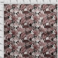 thumbnail image 4 of oneOone Silk Tabby Black Fabric Tropical Floral Diy Clothing Quilting Fabric Print Fabric By Yard 42 Inch Wide, 4 of 4