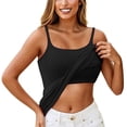 thumbnail image 3 of Camisole Tops for Women Top Tee Fit Turtleneck Blouse Shirt Sleeveless Solid Blouse Features: Womens Summer Tank Tops, 3 of 4