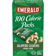 Emerald Nuts Jalapeno Cashews, 100 Calorie Packs, 7 Ct