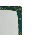 thumbnail image 3 of Ambesonne Sunflower Fitted Sheet 2 Pcs Set, Nature Style, Twin, Dark Teal Yellow, 3 of 3
