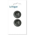 thumbnail image 1 of La Vogue 20 mm 2‑Hole Button – Black, 1 of 2