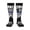 1 Black, variant on Women's Knee High Socks Honor Respect Police Thin Blue Line Flag Outdoor Casual Tube Socks