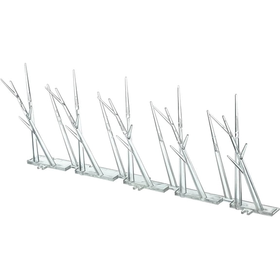 Bird-X Inc Plastic Bird Deterrent Spike - Narrow Barrier - 10' Size, Outdoor Use