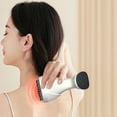 thumbnail image 4 of Herramienta de masaje profundo de mano con calor infrarrojo, luz LED roja y 4 modos de vibración para la relajación muscular de todo el cuerpo; apta para deportistas, hombres y mujeres, 4 of 4