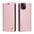 thumbnail image 1 of Funda para iPhone 13 Estuche de Cuero PU Tipo Cartera con Ranuras para Tarjetas y Cierre Magnético, 1 of 5
