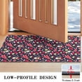 thumbnail image 3 of Dark Blue Christmas Pattern Door Rugs,Washable Non Slip Door Mats Indoor,Decorative Door Mats,Entry Mat Indoor for Entrance,Bedroom,Kitchen,Bathroom,17"x30", 3 of 6