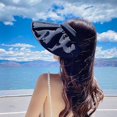 thumbnail image 2 of Women's Sun Visor Foldable Sun Hat Wide Brim Summer UV Protection Beach Hat, 2 of 6