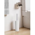 thumbnail image 3 of Superio Decorative Ribbed Bathroom Accessory Set, Plastic - White (5 Pack), 3 of 4