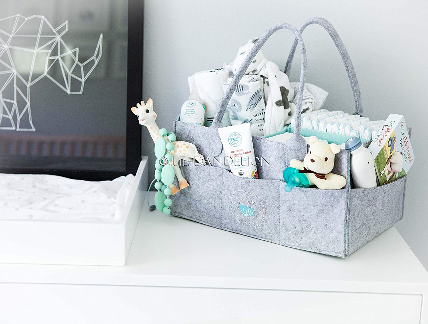 diaper storage basket