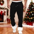 thumbnail image 6 of Fewfanhot Pants for Men Fleece Winter Pants Warm Lined Sweatpants Thermal Lounge Athletic Track Joggers, 6 of 7