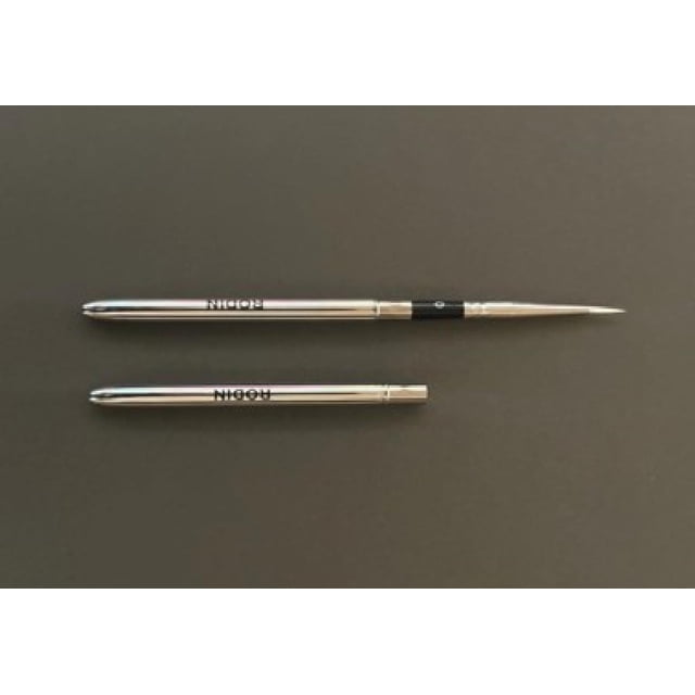Pincel De Viaje Portátil Con Cuerpo Metálico Rodart multicolor #0