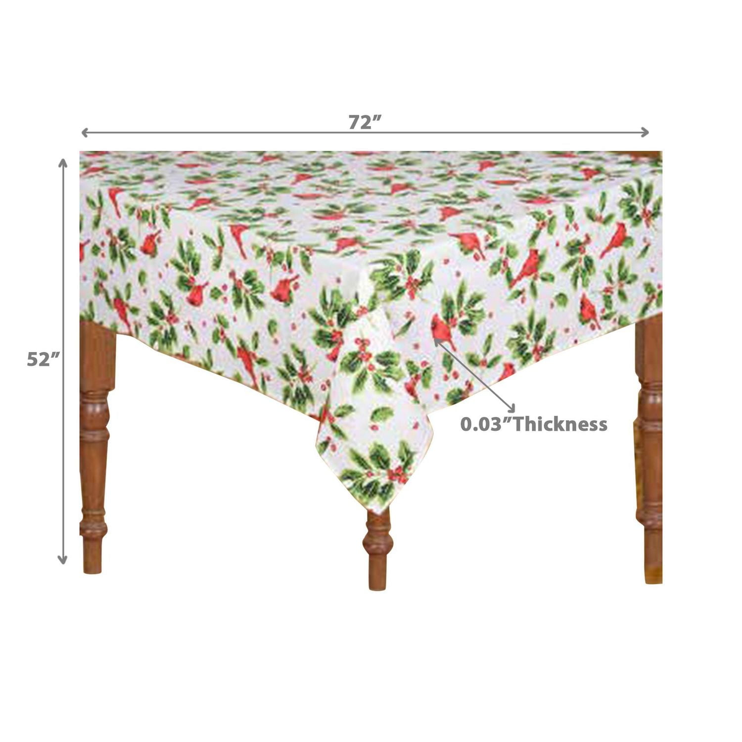 Nappe 52" X 72" Cardinal