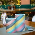 thumbnail image 3 of Yayeee Flameless Candles with Remote Flickering Battery Operated Multi Color Changing, Color Striped, 3 of 7