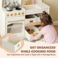thumbnail image 6 of Tiny Land Multifunctional Storage Play Kitchen, 6 of 8