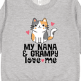 thumbnail image 3 of Inktastic Nana and Grampy Love Me Cat Toddler Sweatshirt, 3 of 4