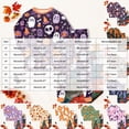 thumbnail image 2 of NOLDARES Toddler Baby Girl Halloween Pajamas Pumpkin Long Sleeve Top Pants Kids Sleepwear Pjs, 2 of 8