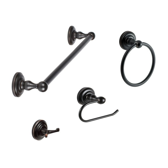 Sure-Loc Hardware Boulder 4 Piece Bathroom Hardware Set