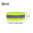 thumbnail image 2 of 8Pcs Reflective WristBands . High Visibility Safety Reflective Gear for Running, Night Walking and Cycling., 2 of 5