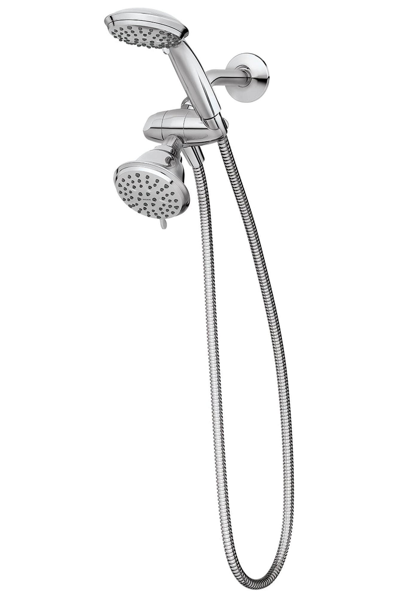 (2 pack) Moen Attune Chrome Bathroom Showerhead and Hand Shower Combo, 218C0