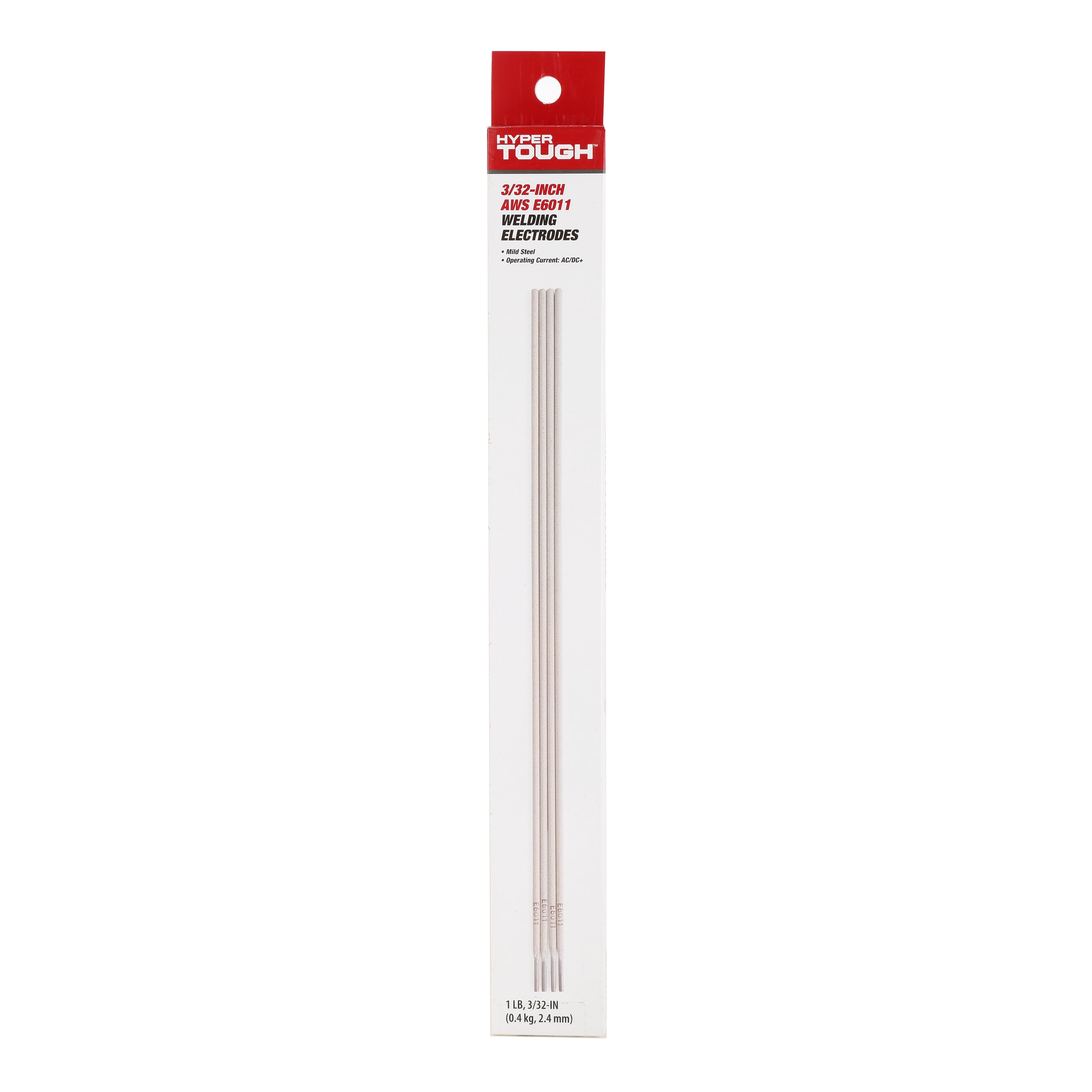 Hyper Tough AWS E6011 Mild Steel Welding Electrode 3/32 in, 1 lb, New Condition