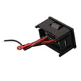 thumbnail image 2 of BTOER 0.36 Inch LED Digital 2-line DC Voltage Table Red Blue Green DC4.5-30V Voltmeter Two-wire DC Digital Display Voltmeter Detectors, 2 of 9
