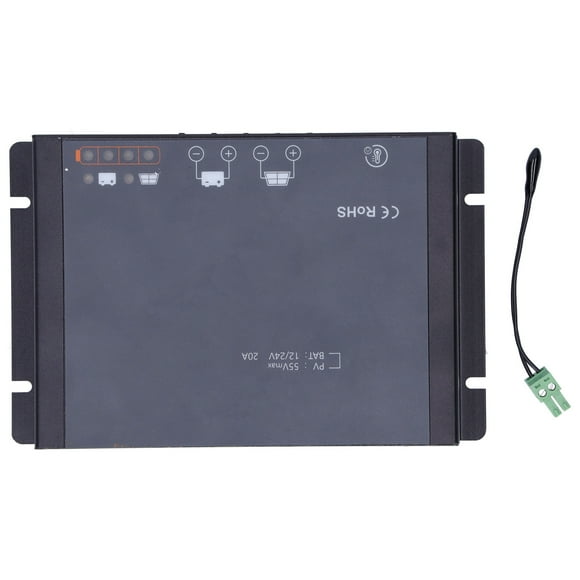 Controlador solar MPPT, regulador, seguimiento automático, enfoque, impermeable, con Bluetooth, 20 A, CC 12/24 V
