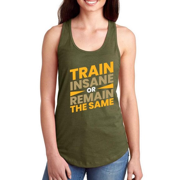 Train Insane Racerback Tank Women -Image by Shutterstock, Female x-Large