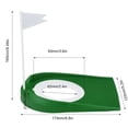 thumbnail image 4 of Golf Mini Putter Plate with Hole, Putting Practice Aid, Portable, Indoor, Outdoor, Chipping Training, Adjustable Tool 02, 4 of 5