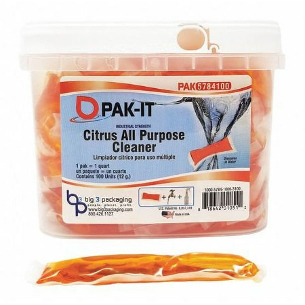 Big 3 Packaging PakIt Citrus All Purpose Cleaner