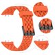 thumbnail image 5 of [Naranja] Adecuado para Galaxy Fit3 (SM-R390) correa silicona con forma orificio (hebilla metal doble hilera) correa silicona transpirable (B), 5 of 8