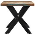 thumbnail image 2 of vidaXL Dining Table 160x80x75 cm Solid Reclaimed Wood, 2 of 5