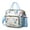 Sky-blue-35, variant on Retro Floral Paisley Lunch Box - Large Leakproof Cooler Bag with Multi-Pocket Design, Stylish & Practical for Work & Gym