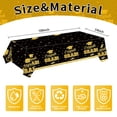 thumbnail image 2 of Graduation Tablecloth Party Decorations for Class of 2025 Congrats Grad Disposable Table Covers Graduation Accessories for Graduation Party Supplies 3 Pack Design1, 2 of 6