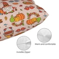 thumbnail image 3 of KLL Fall Thanksgiving Pillow Covers Envelope Closure,Super Soft and Cozy Fuzzy Fleece Pillow Case Cover (No pillow core） 20"x30", 3 of 5