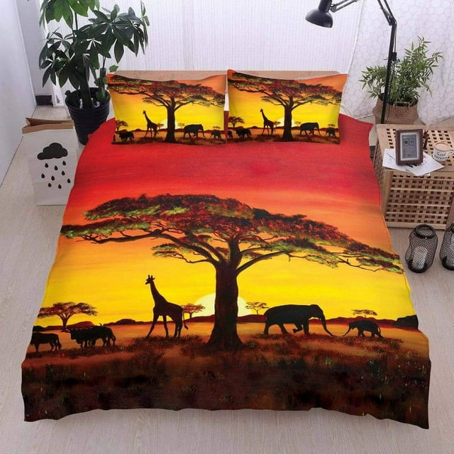 African Sunset Bedding Set 1