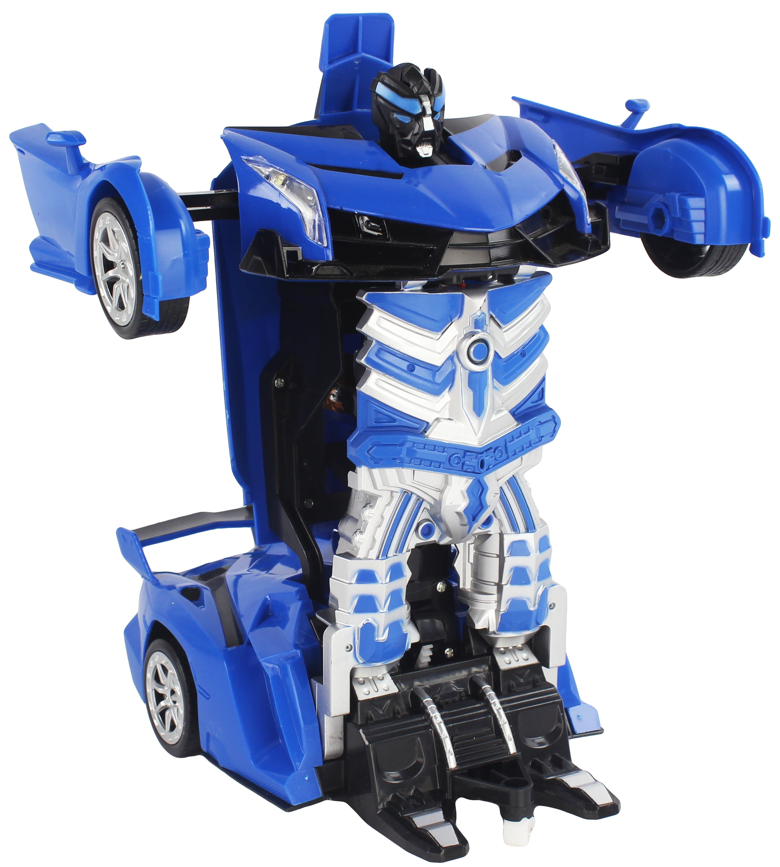 Battery Operated RC Remote Control 116 Scale Transforming Action Combat Robot Supercar with