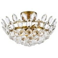 thumbnail image 3 of Emilia 16 inch flush mount in brass, 3 of 8