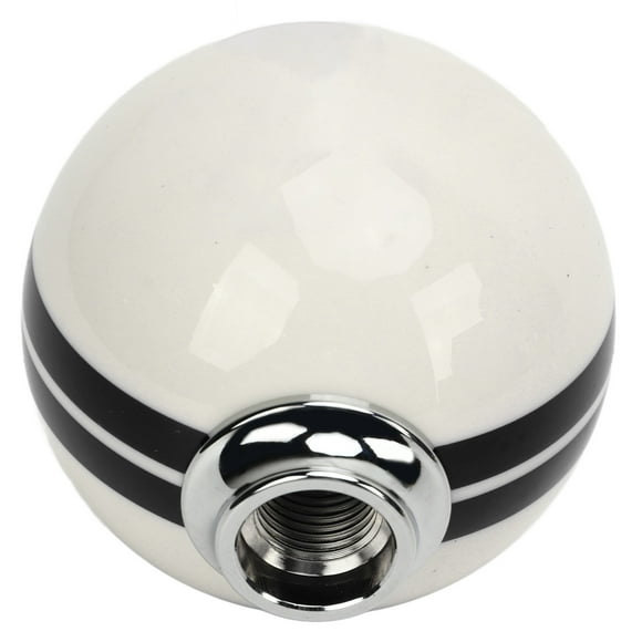 5 Speed Gear Shift Knob, Resin Polished Round Ball Shift Knob Manual Shifter Lever Stick Head, Car Racing Sphere Shift Knob Fit for Mu stang 1967 to 2018, Most Manual Vehicles
