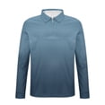 thumbnail image 5 of Blusa y camisa de manga larga con cuello vuelto para hombre, jersey con cremallera, color liso, solapa, blusa de manga larga con cuello vuelto, blusa para hombre, blusa de poliéster, 5 of 5