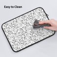 thumbnail image 5 of Bingfone Black White Music Laptop Sleeve Case 15 inch , 360° Protective Computer Carrying Bag, 5 of 8