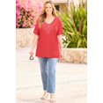 thumbnail image 2 of Catherines Women's Plus Size Embellished Dolman Tunic, 2 of 3