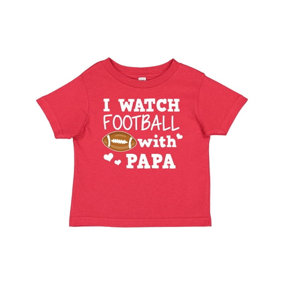 Inktastic I Watch Football with My Papa Boys Baby T-Shirt