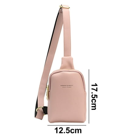 Zdew Small Sling Backpack Leather Crossbody Bag Purse Shoulder Bags Phone Bag For Student Women Girl White