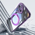 thumbnail image 4 of ELEHOLD Case for iPhone 16 Plus, Shockproof Anti-Scratch Full Camera Protector Case with 360° Ring Holder Stand,Darkpurple, 4 of 11