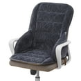 thumbnail image 2 of Office Chair Cushion One-Piece Thick Seat Cushion Padded with Backrest for Butt and Back Support, Dark Gray, 2 of 8
