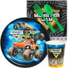 BirthdayExpress Monster Jam Party Supplies - Snack Party Pack for 8