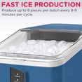 thumbnail image 5 of Frigidaire 26 Lbs. Countertop Ice Maker, Bullet Shaped Ice, Azure, 5 of 9