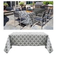 thumbnail image 3 of Nappe Imperméable et Anti-Huile, Nappe de Patio Extérieur avec Parapluie Rectangulaire Fleur, 3 of 8