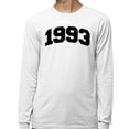 thumbnail image 2 of 1993 College Style Long Sleeve Shirt Unisex Medium White, 2 of 5